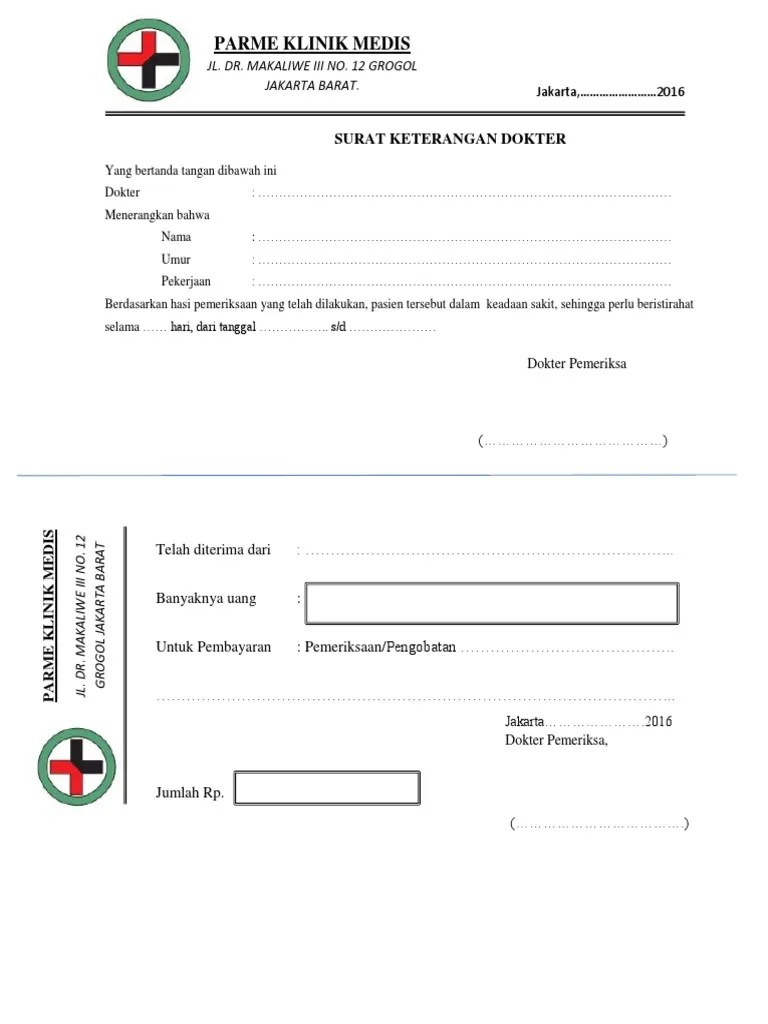Surat Dokter Pdf Harga belum termasuk ongkos kirim dari jakarta.