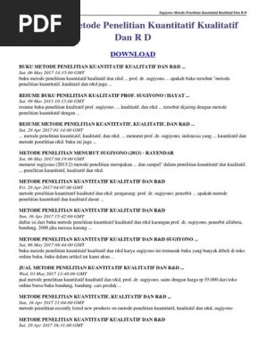 Pdf free ebook download buku metode penelitian sugiyono pdf download metode r & d sugiono pdf download buku. Free Download Buku Metode Penelitian Sugiyono 2017 Pdf Info Terkait Buku