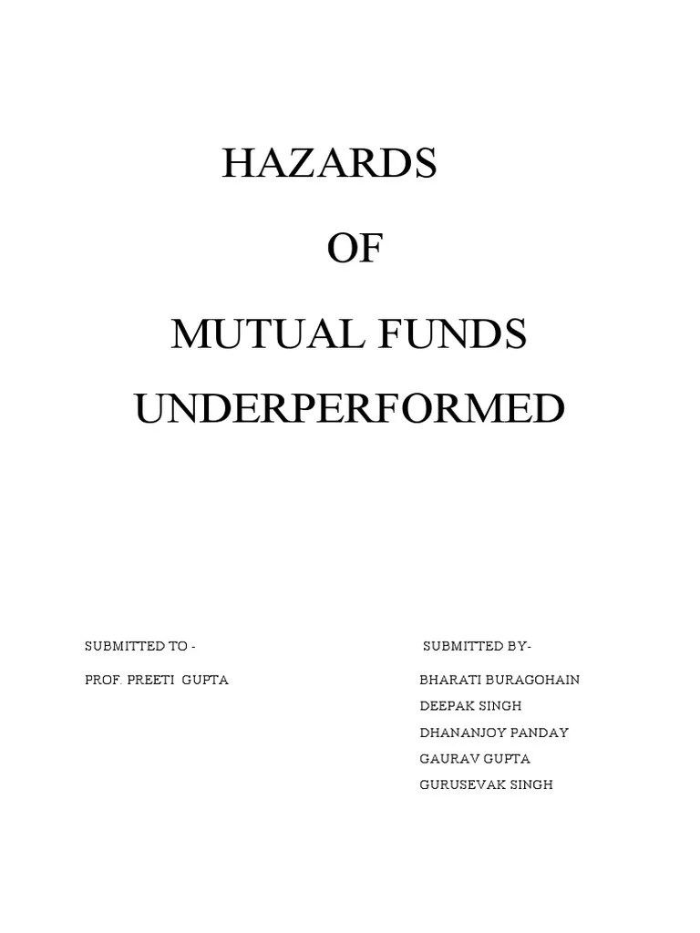 Understanding Mutual Fund | PDF | Investing | Mutual Funds