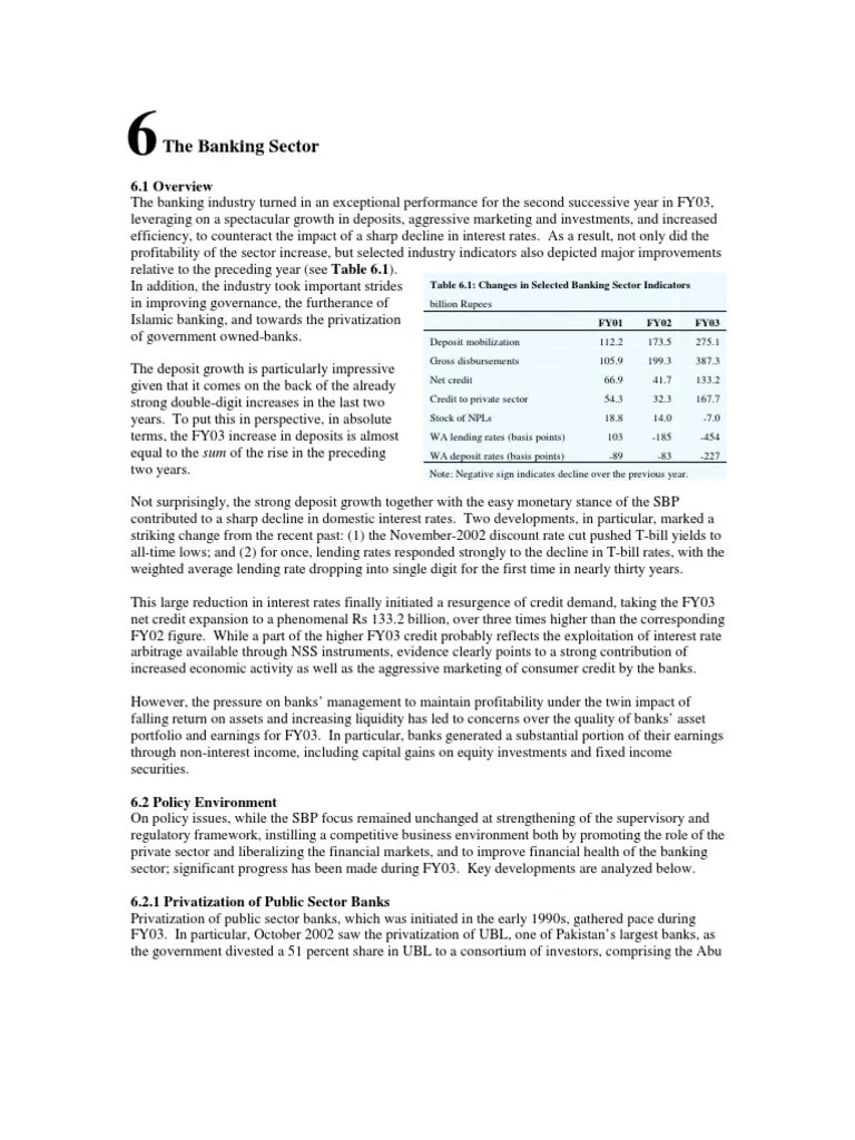The Banking Sector | PDF | Financial Markets | Banks