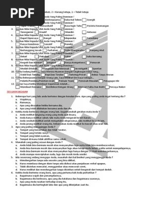 Contoh soal tes mekanik soal tes alat berat tes masuk smk jurusan alat berat. Soal Tes Minat Bakat Pdf