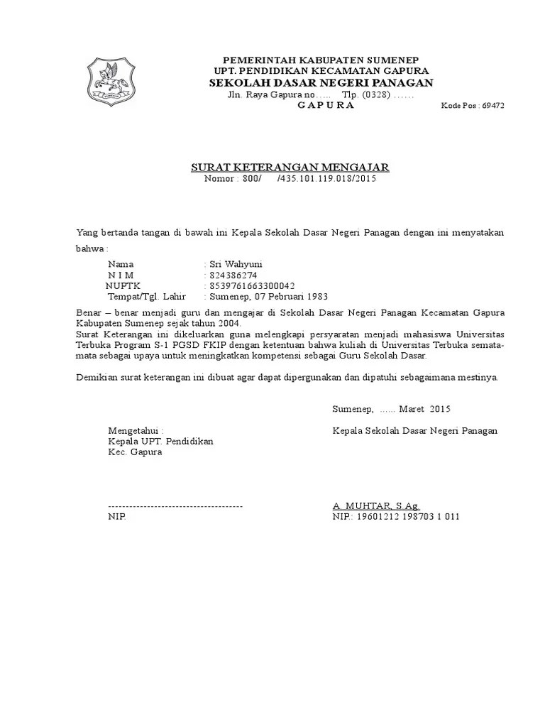 Mereka akan mempersiapkan proposal skripsi untuk diajukan kepada dosen pembimbing. Contoh Surat Pernyataan UT