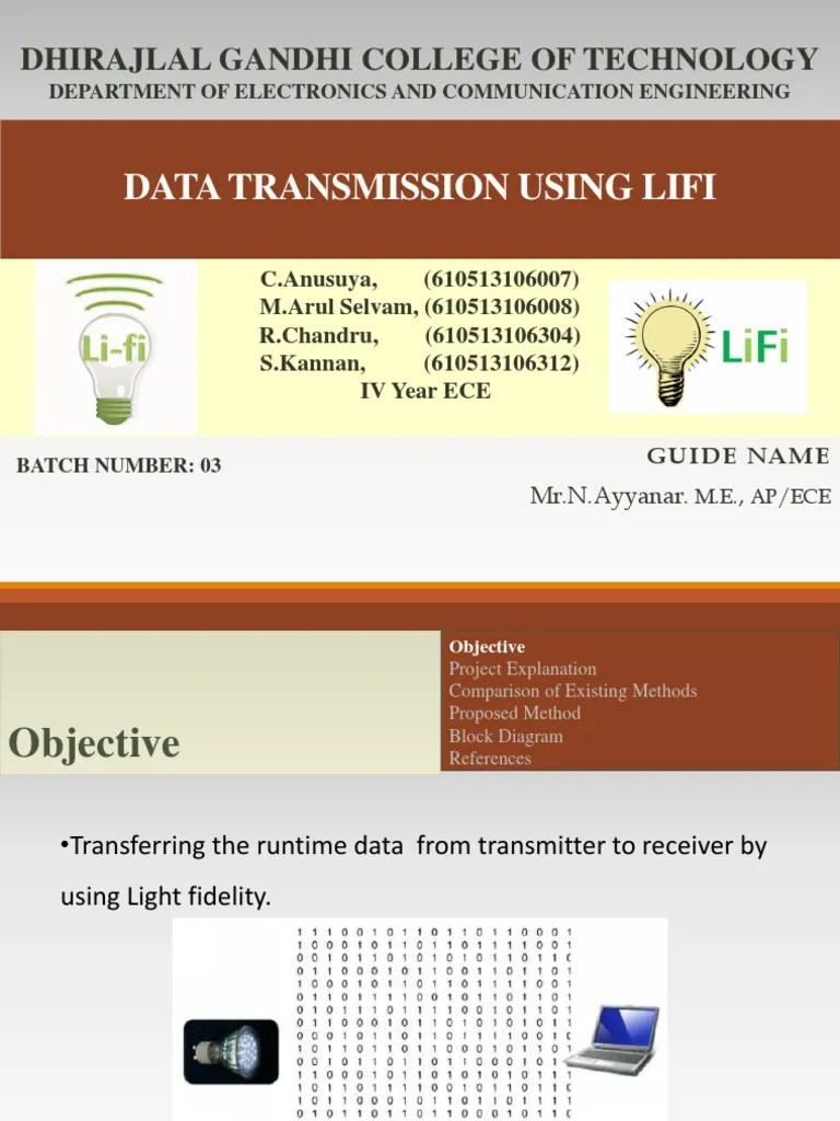 Review 2 Lifi Ppt Electronics Radio