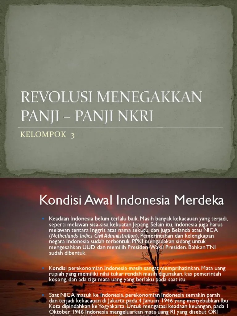 Tantangan Awal Kemerdekaan Revisi | PDF