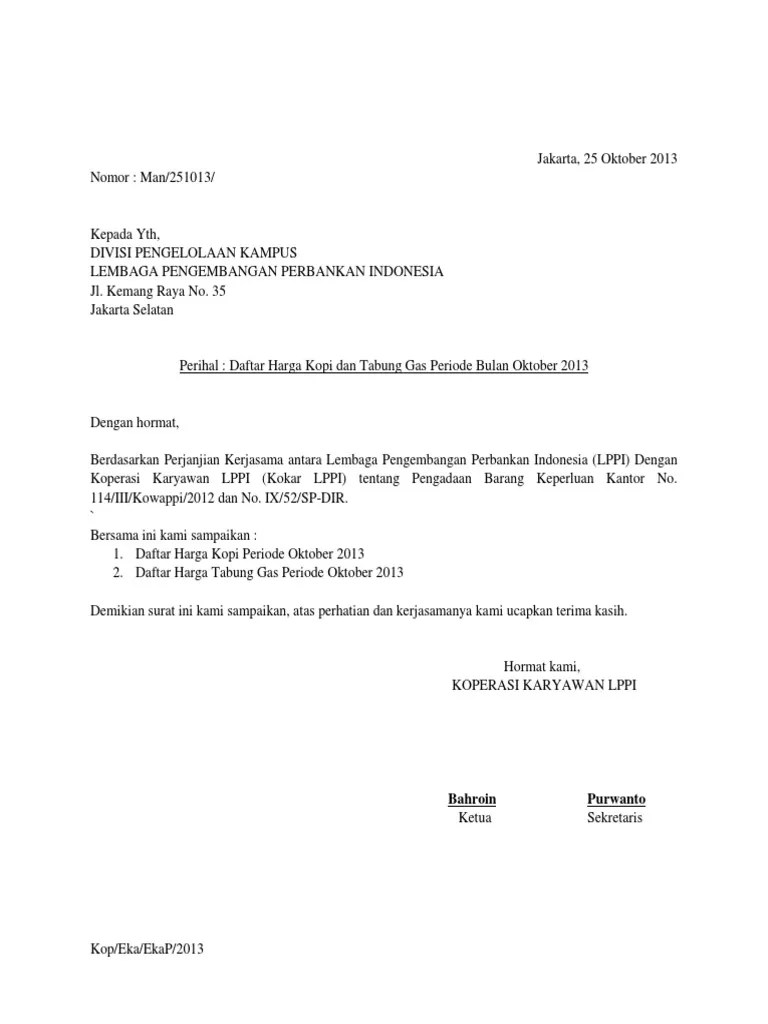 Contoh Surat Negosiasi Gaji Contoh Surat 