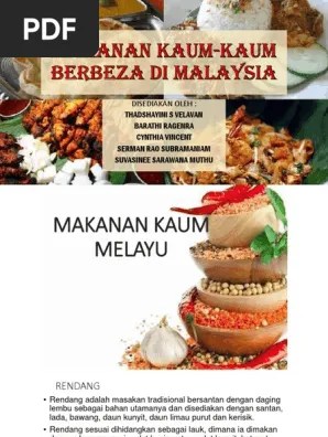 Rendang makanan tradisi malaysia gambar makanan . Makanan Tradisional Kaum Di Malaysia Pdf