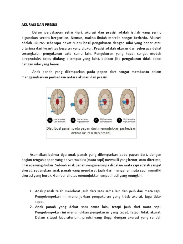 Akurasi Dan Presisi | PDF