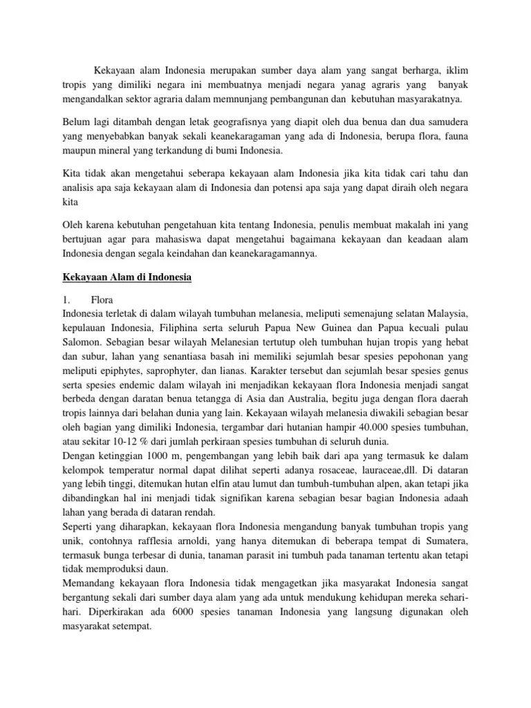 Kekayaan Alam Indonesia OK | PDF