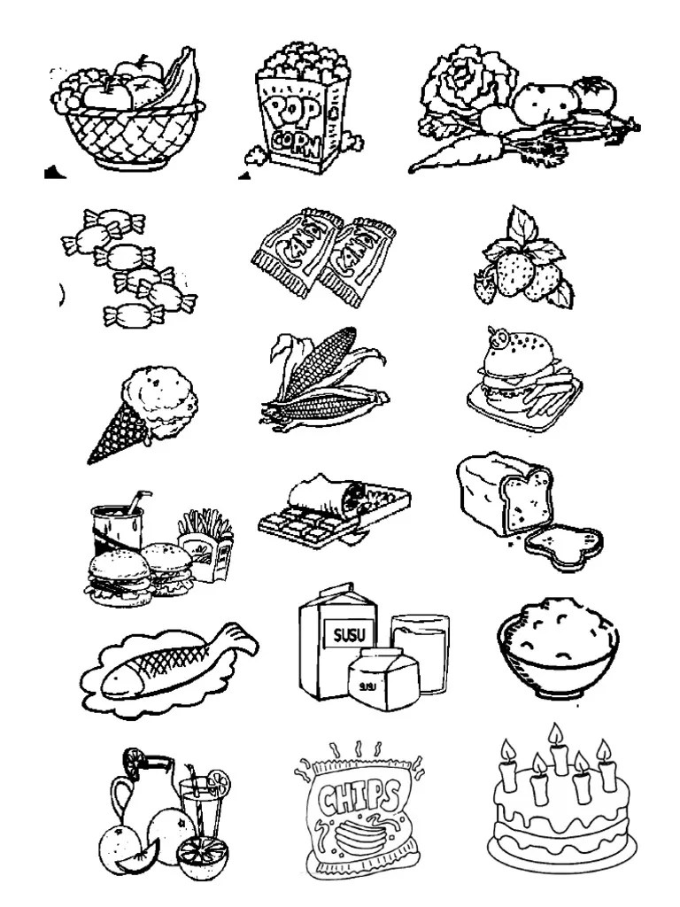 See more ideas about poster makanan, makanan, latar belakang. Gambar Mewarna Kempen Makan Makanan Berkhasiat