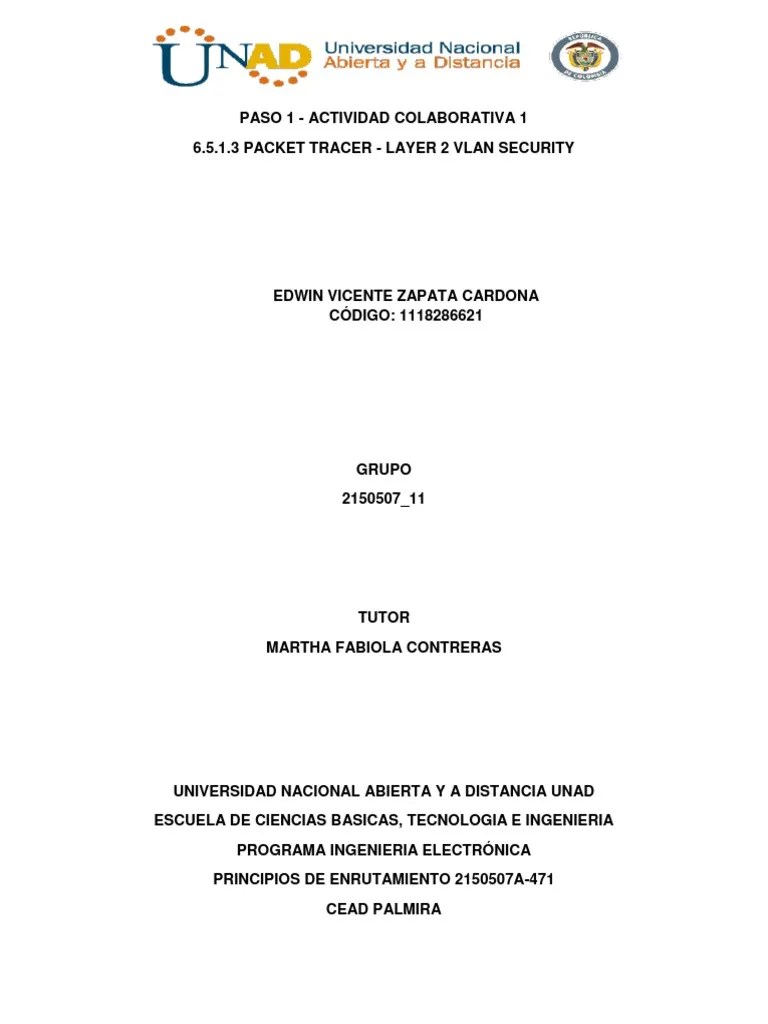 6.5.1.3 Packet Tracer - Layer 2 VLAN Security | PDF | Network Switch ...