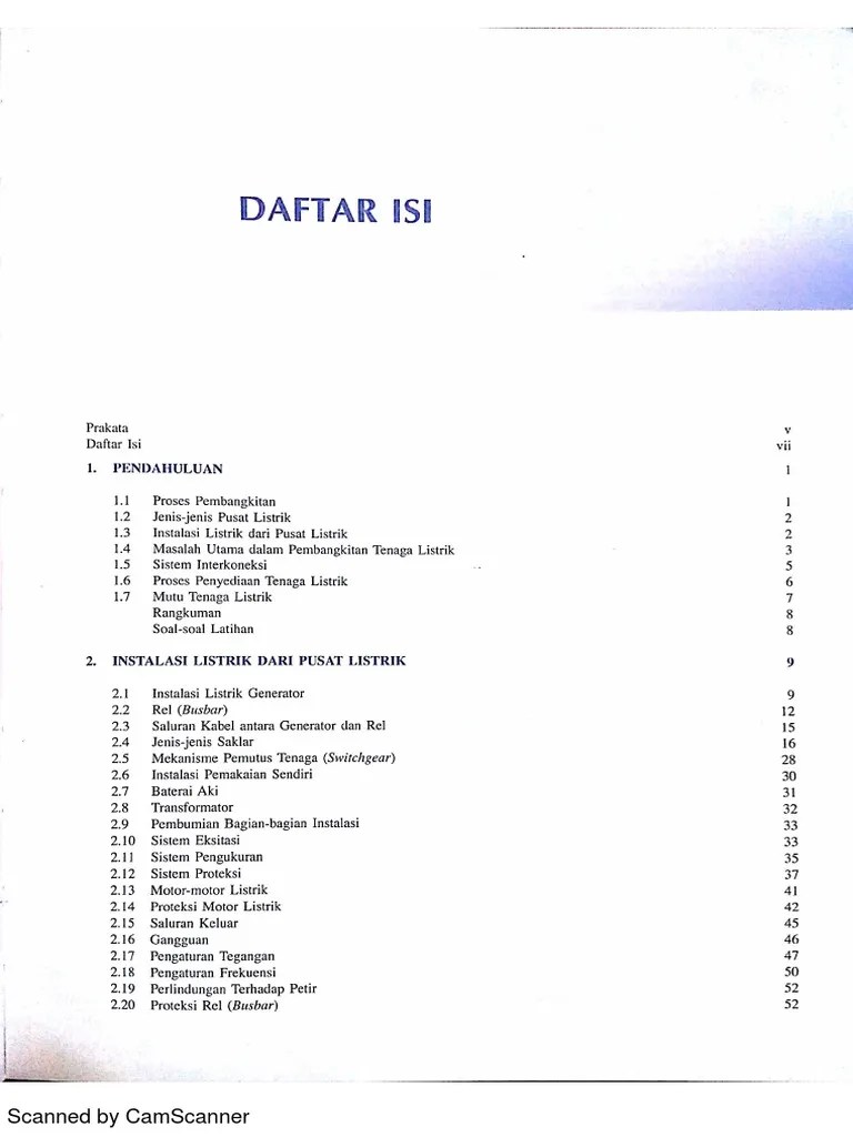 Pembangkitan energi listrik djiteng marsudi pdf 22. Daftar Isi Buku Pembangkitan Energi Listrik Penulis Djiteng Marsudi