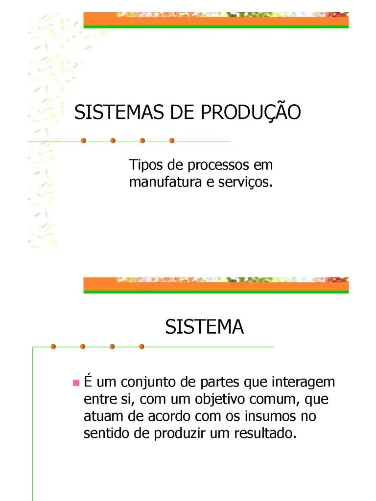 Sistemas De Producao | PDF | Produção Em Massa | Indústrias