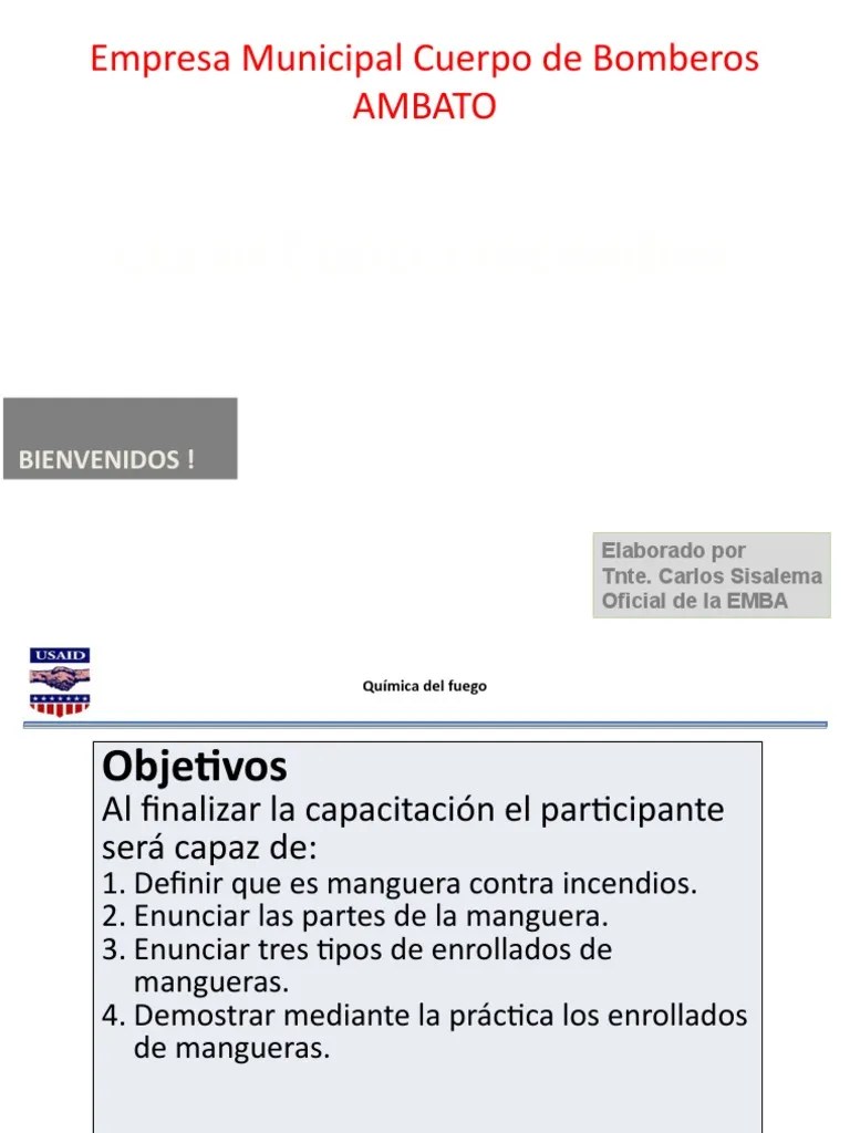 Mangueras Contra Incendios | PDF | Agua | Science