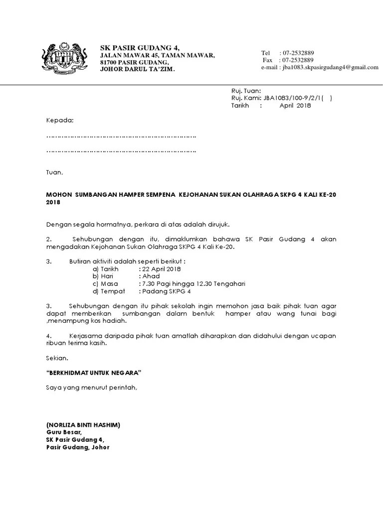 28.02.2021 · 2 log masuk akaun ezhasil anda. Contoh Surat Mohon Sumbangan Hamper Letter 7saudara Com