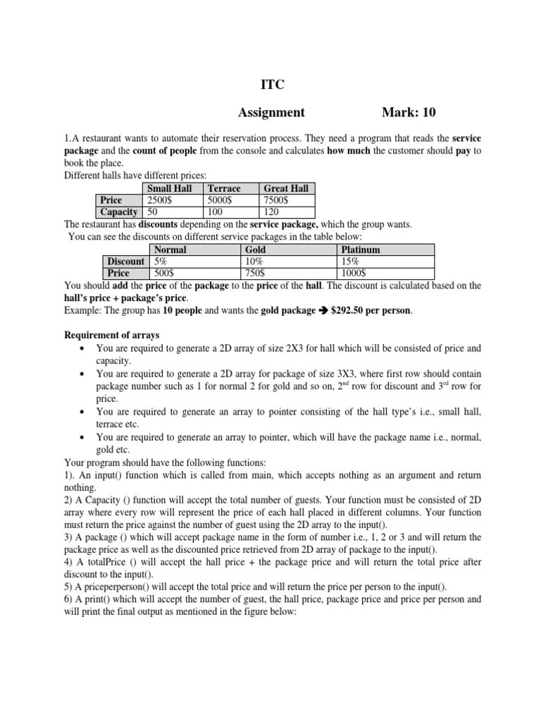 Assignment | PDF | Parameter (Computer Programming) | Subroutine