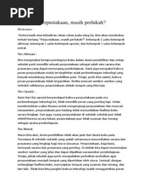 Kumpulan 12+ Contoh Teks Debat Pro Dan Kontra [Terbaru] 