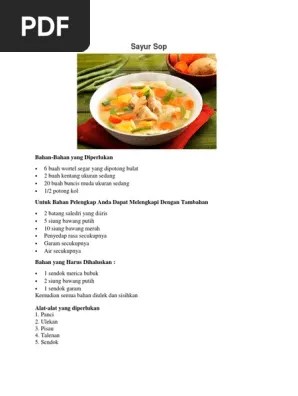 B Indonesia Docx Contoh Teks Prosedur Kompleks 1 Cara Membuat Sop Buah Sop Buah Merupakan Sajian Yang Menyegarkan Sangat Cocok Dinikmati Pada Saat Course Hero Sangat cocok dinikmati pada saat cuaca sedang panas atau ketika haus.