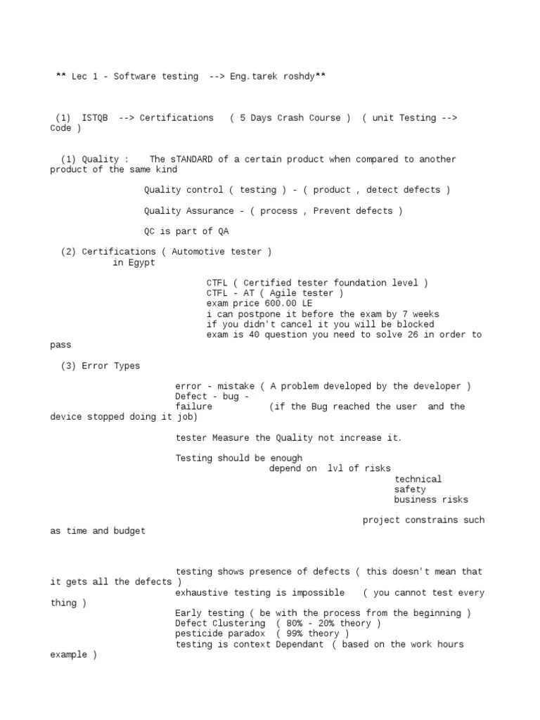 Software Testing | PDF | Software Testing | Software Bug