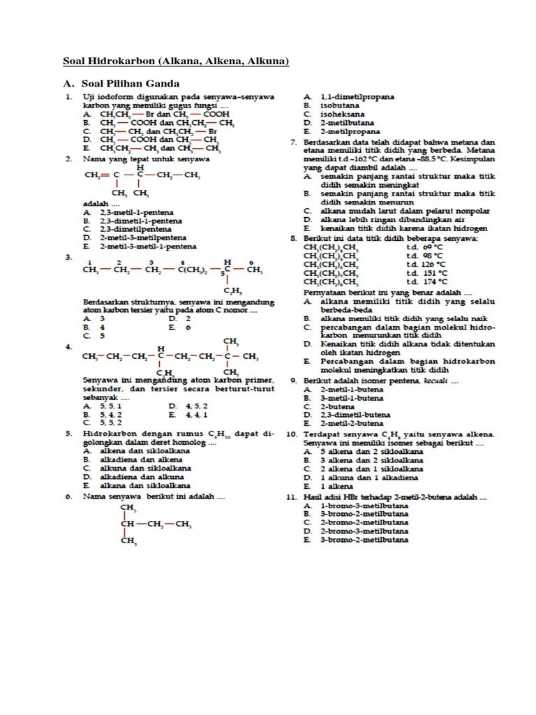 Maybe you would like to learn more about one of these? Lampiran Soal 1 Hidrokarbon Dan Minyak Bumi Pdf