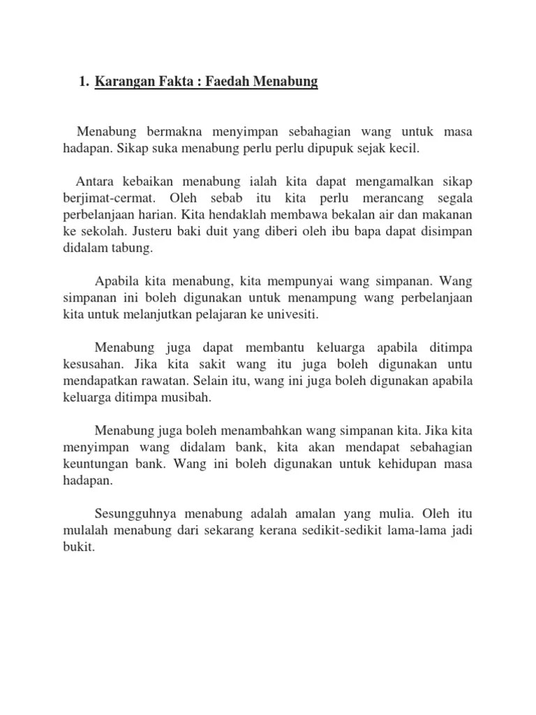 Interactive worksheet karangan meraikan kemerdekaan. Karangan Tahun 5 Pdf