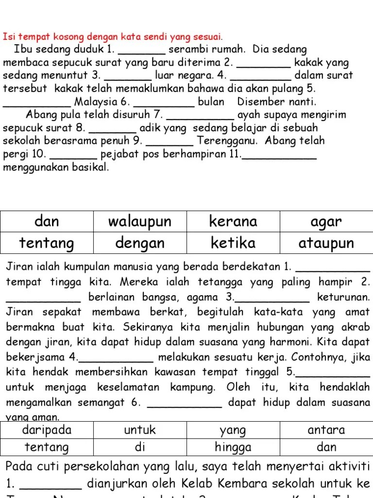 Latihan Kata Nafi Tahun 6 : Copy Of Kelas Bm Tahun 4 Kata Nafi Otosection