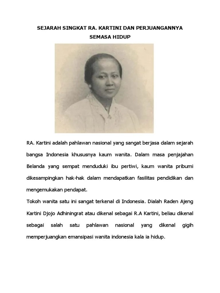 Kliping Raden Ajeng Kartini | PDF