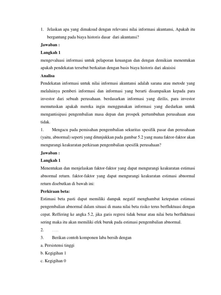 Jawaban: Langkah 1 | PDF