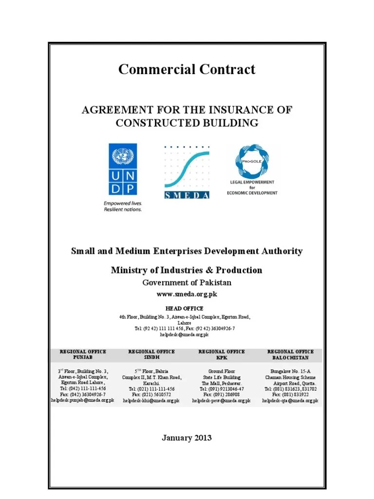 Insurance Of Constructed Building | PDF | Insurance | Business