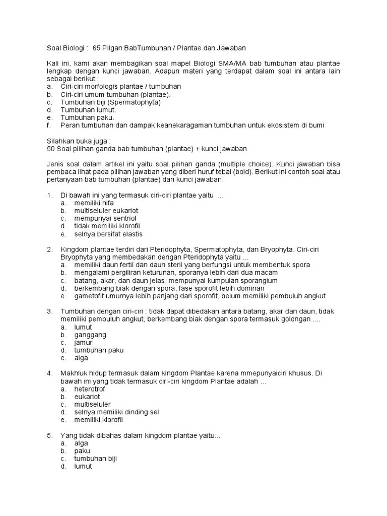 Utbk #sbmptn #saintekujian tulis berbasis komputer (utbk) merupakan tes masuk ke perguruan tinggi yang dilaksanakan oleh lembaga tes masuk . Contoh Soal Analisis Biologi Sma Soal Kelasmu
