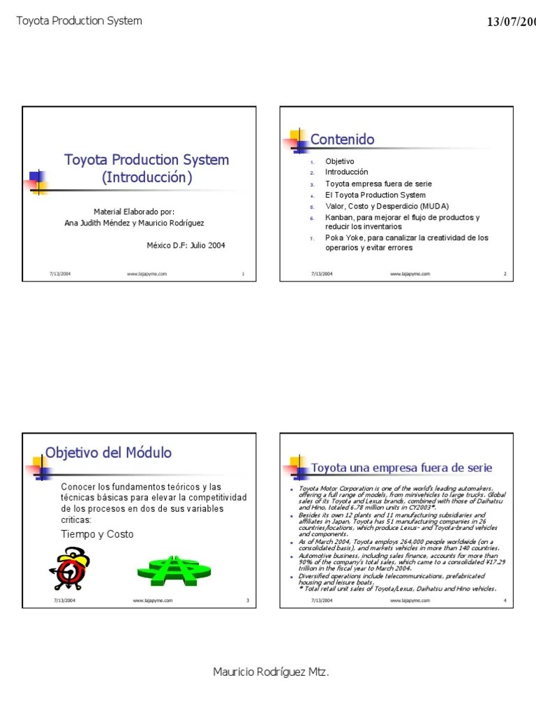 An Overview Of The Fundamental Principles And Techniques Of The Toyota Production System | PDF ...