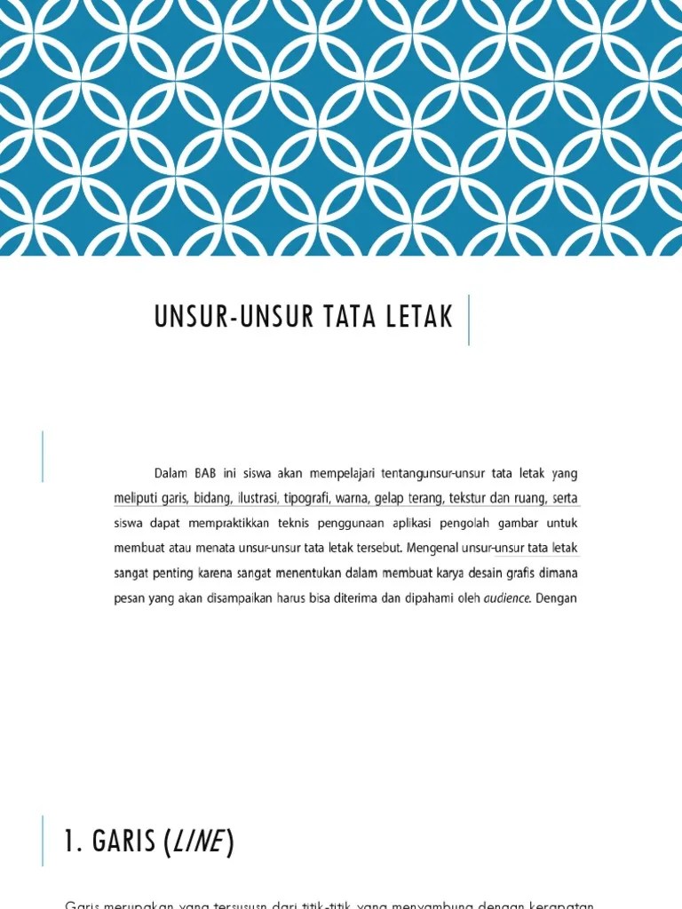 Unsur-Unsur Tata Letak | PDF