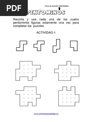 Figuras Con 4 Pentaminos / Un Polimin Es Una Figura Geomtrica Compuesta Por