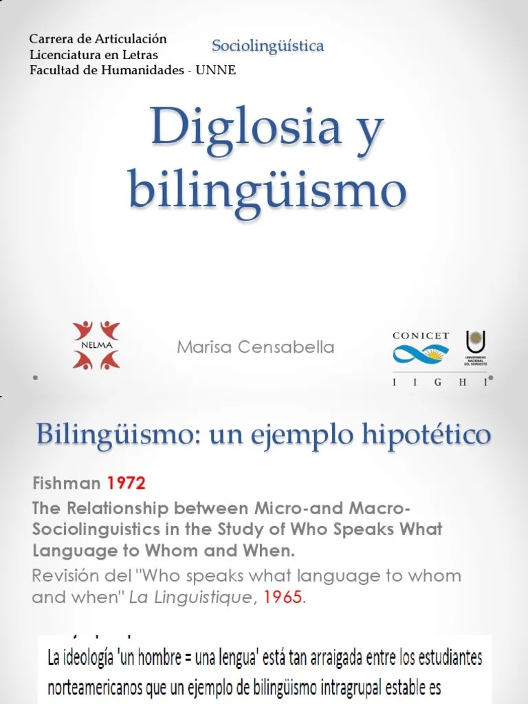 Diglosia Y Bilingüismo | PDF | Arábica | Dialecto