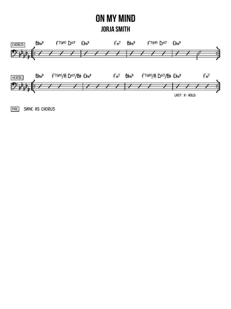 Jorja Smith Ft Stormzy Let Me Down Sheet Music In Ab Major Download Print Sku Mn0181611 
