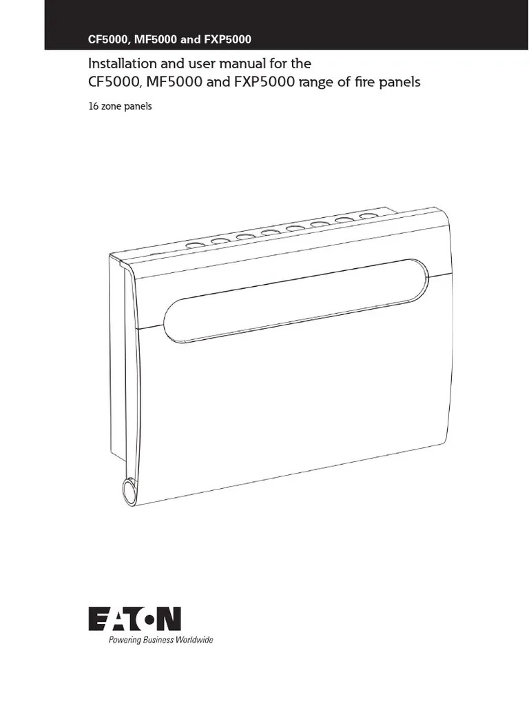 Cf5000 Installation Manual 040415 V3 Relay Electrical Wiring