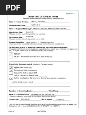 Renew your foreign worker pl (ks) permit online through myeg. Appeal And Pending Review Forms Pdf Government Business