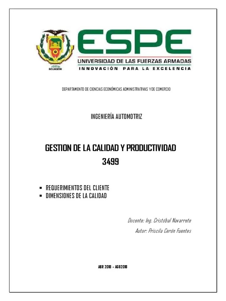 Requerimientos Del Cliente | PDF | Ingeniería De Confiabilidad | Calidad (comercial)