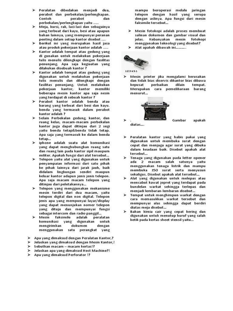 Peralatan Dibedakan Menjadi Dua | PDF
