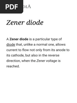 Zener Diode Wikipedia Diode Bipolar Junction Transistor