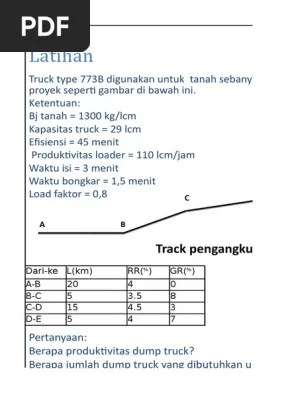 1 kuintal = 1 / 10 ton = 0,1 ton. Soal Alat Angkut