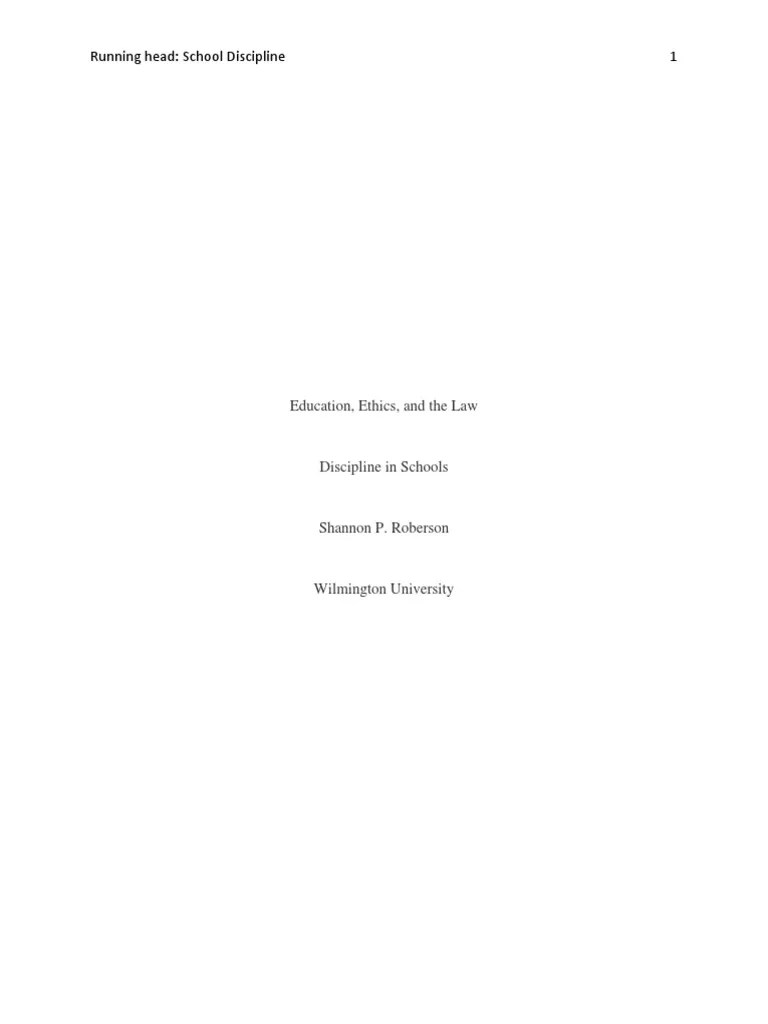 School Discipline In Schools | PDF | Teachers | Social Institutions