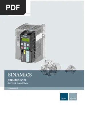 Instrucciones de servicio, 04/2012, fw v4.5, a5e02299792e ac. Siemens G120 Cu250s 2 List Manual Pdf Parameter Computer Programming Data Type