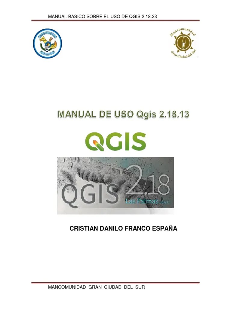 Manual De Uso Qgis 2018 | PDF | Sistema De Información Geográfica | Ciencias De La Información