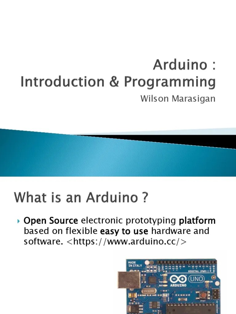 Arduino | PDF | Arduino | Analog To Digital Converter