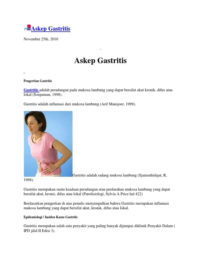 Askep Gastritis | PDF