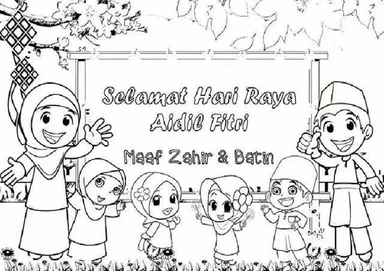 Kali ini sgo akan kongsikan 10 poster aktiviti pertandingan mewarna sempena hari raya aidilfitri. Mewarna Hari Raya 2 Pdf