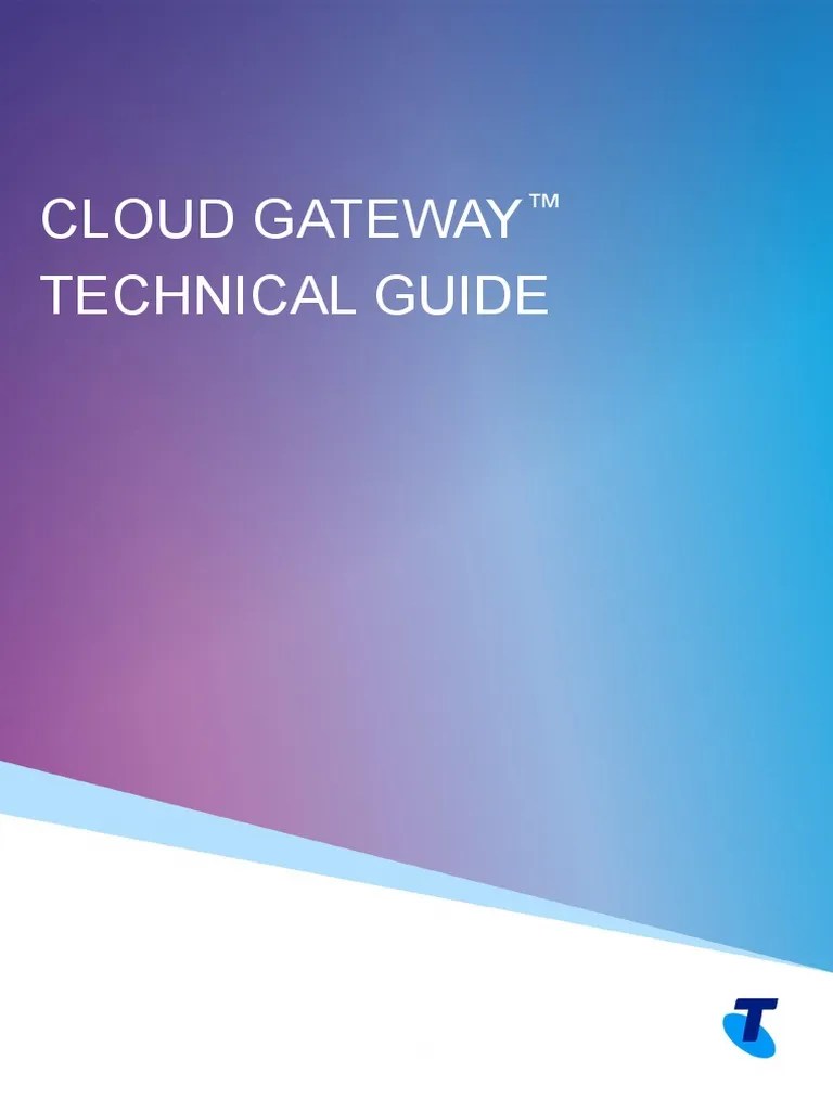 Cloud Gateway Technical Guide | Download Free PDF | Cloud Computing ...