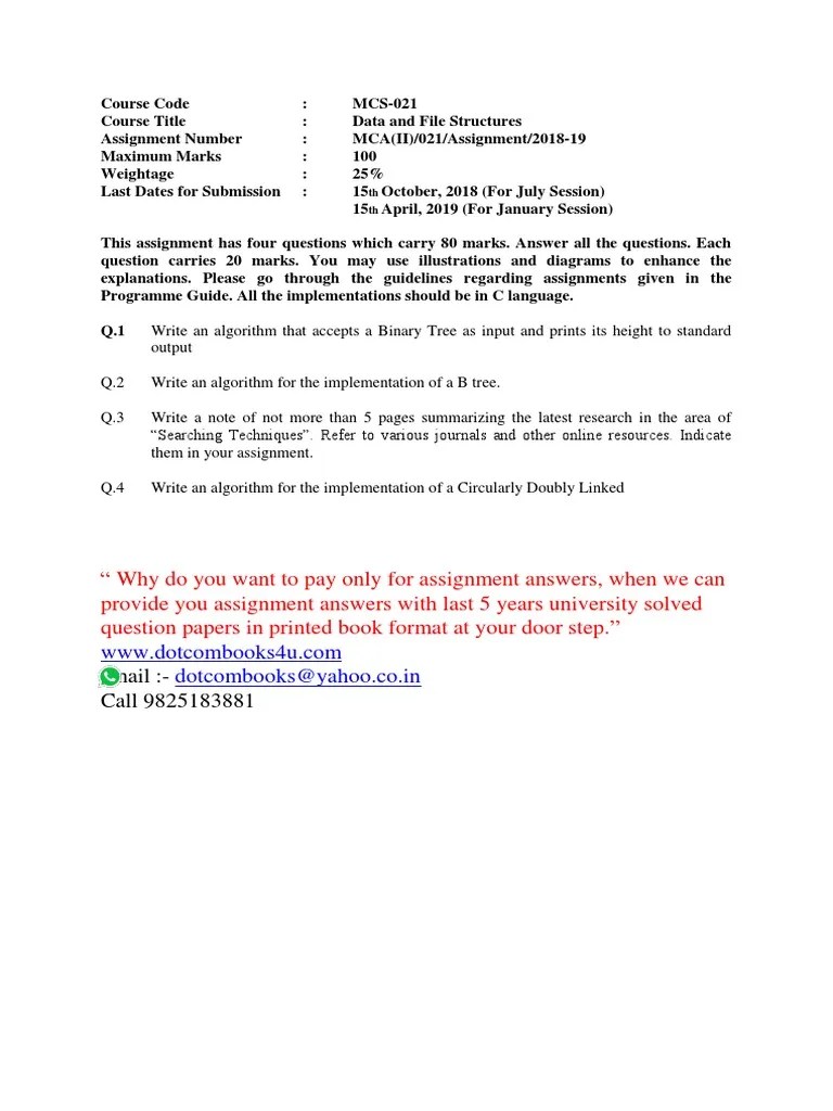 BCA 3rd Sem. Ass.2018-19 | PDF | C++ | Class (Computer Programming)