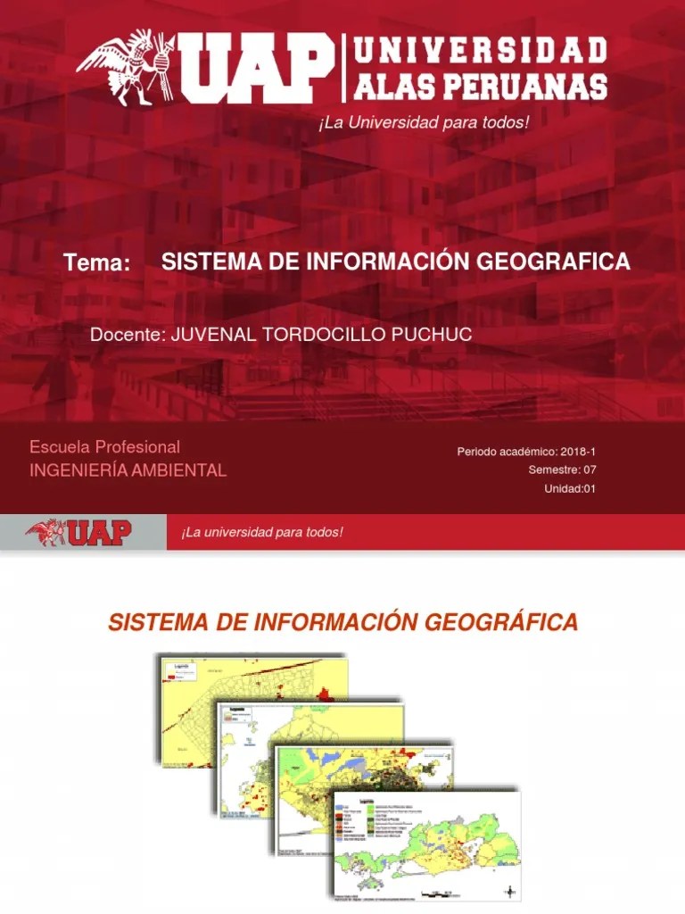 Clase 1 Sistema De Informacion Geografica | PDF | Arc Gis | Sistema De Información Geográfica
