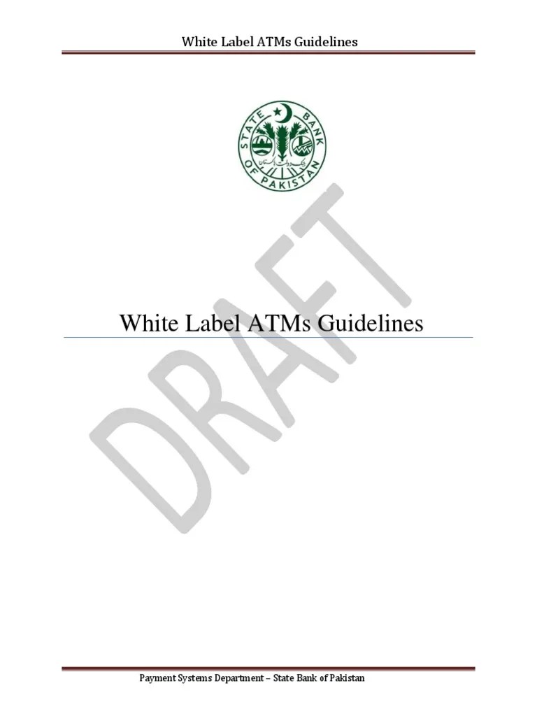 White label atm